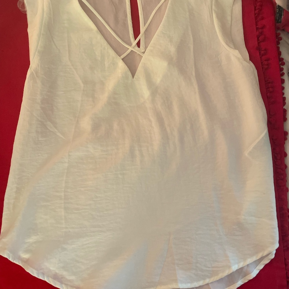 Small Forever 21 White Blouse